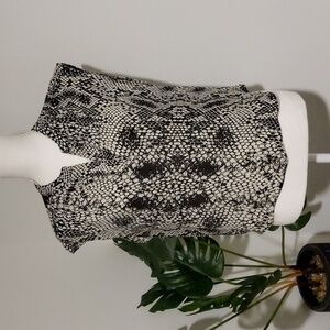 Parker SILK  Python Print Blouse